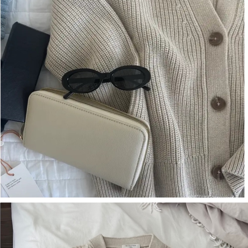 Aritzia Beige Cardigan